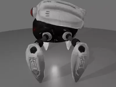 Insect Robot Low-poly 3D model