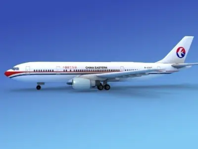 Airbus A300 China Eastern 3D model
