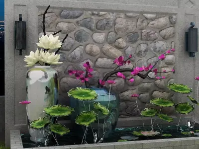 Zen Garden 3D model