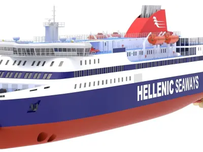 Hellenic Seaways Nissos Chios 3D model