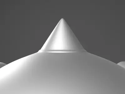 Old Helmet of War Low-poly 3D model