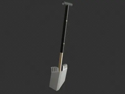 Offroad Shovel - Overlanding Shovel - Spade 3D model