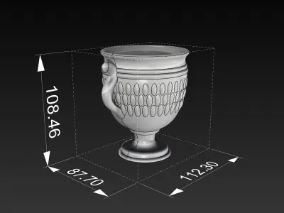 Chalice Cup Antique like 3D Print Ready 3D model 3D print model