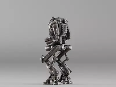 S00014 Light Tactical Combat Mech 3D model