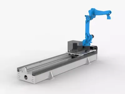 Ground Rail Joint Welding Robot 3D model