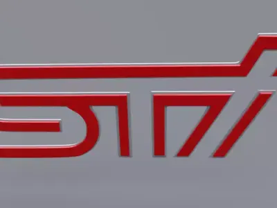 Subaru Logo Set 3D model