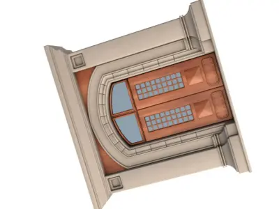 Gothic door 3D model