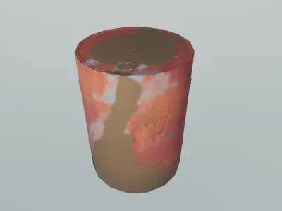 Barell Low-poly 3D model