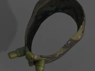 Gas mask respirator scifi futuristic 3d  Low-poly 3D model purchase