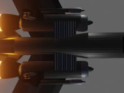 Basic Fighter-Jet Model 3D model