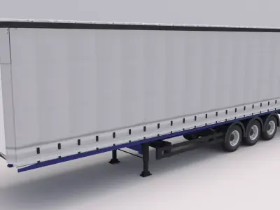 Semi Trailer 3D model