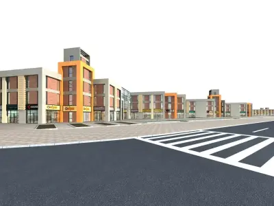 Commercial Building 3D model 110