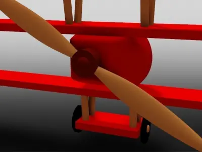 Airplane shelf - Red baron 3D print model