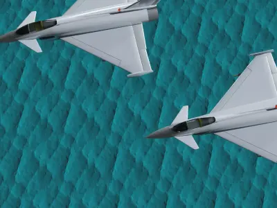 EF2000 EURO FIGHTER FIGHTING Free 3D model