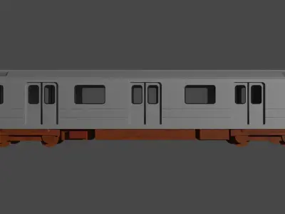 R62A Train Free 3D model