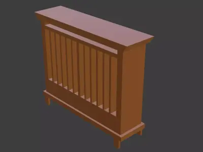 room divider set 3D model