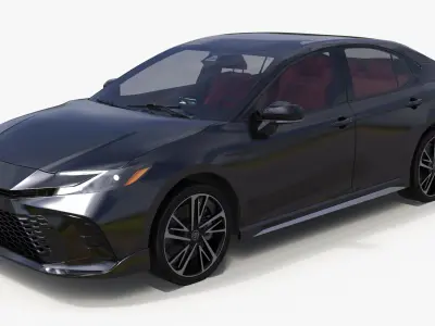 Toyota Camry Hybrid Underground Simplified 3D model