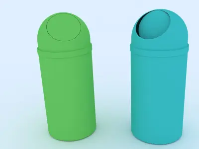 Ttrash can 3D model
