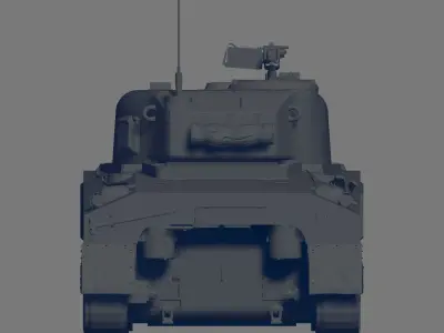 M4 Sherman 3D model