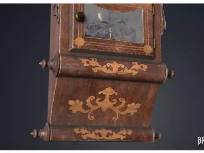 Wall Clock 2 - Clocks 1900s 3D model