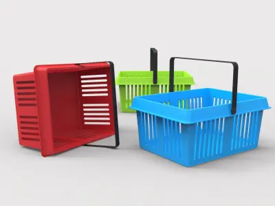 Shopping Basket  3D model