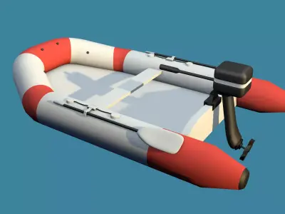 Motor Boat 3D model