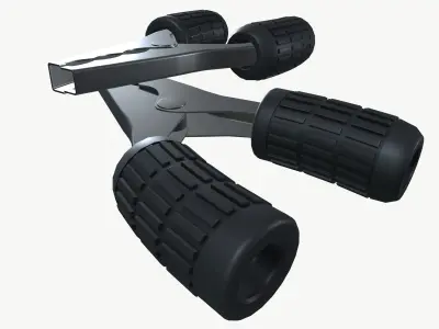 Crocodile clamp 3D model