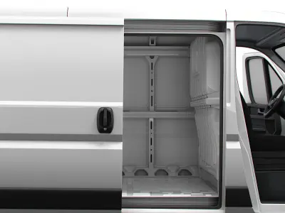 Opel Movano e Van L2H1 HQ Interior 2025 3D model