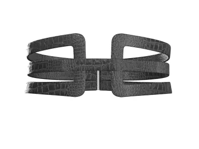 Black Frame Belt 3D model