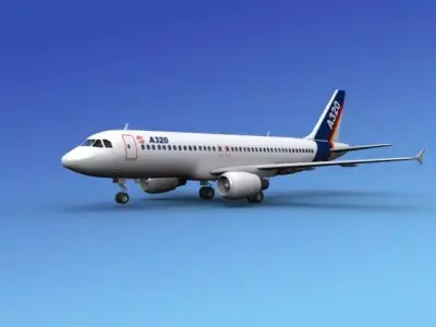 Airbus A320 1 3D model
