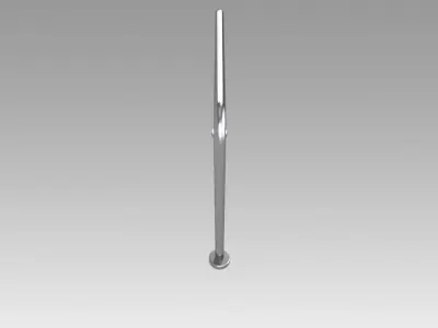 Pipe fencing 3D model