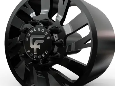 corleone front corallo dually wheel 3D print model