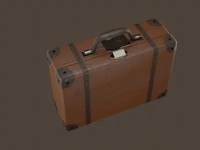 Old suitcase 3D model