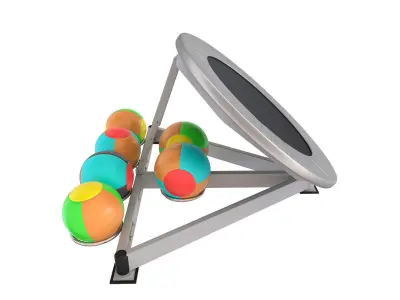 Medical Ball medball sports equipment trampoline 3D model