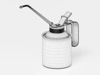Lubricant Dispenser 3D Model Low-poly 3D model