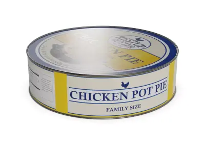 Snacks Chicken Pot Pie 3D model