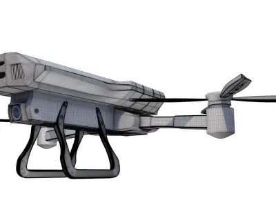 Quadrocopter Dron high detailed 3D model 3D model