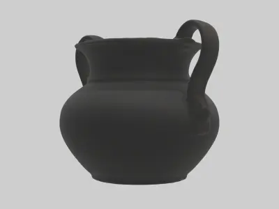 Ironpot Model Low-poly 3D model