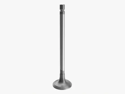 Internal combustion engine valve 3D model