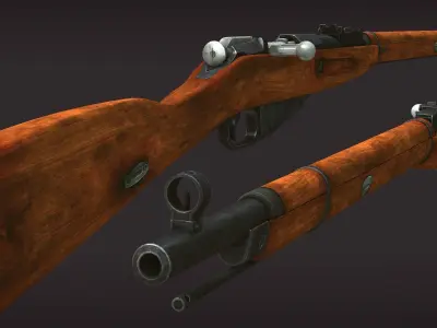 Mosin-Nagant 3D model