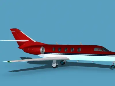 Dassault Falcon 20 V01 3D model