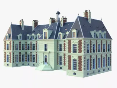 Chateau French Villa  3D model