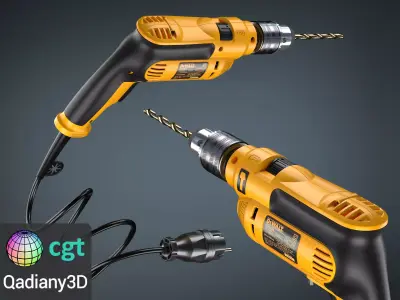 DeWalt Drill 3D model