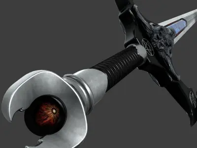 Black Sword 3D model