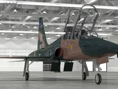  Military T-38 Talon Jet Trainer Camo 