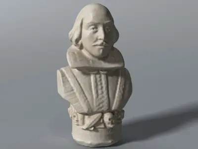 williams shakespeare Bust 3D model