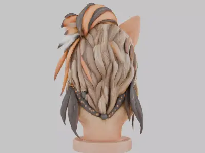 Classic CLA Car Low-poly 3D model