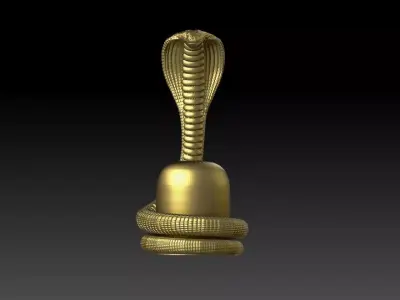 SHIVLING AND NAG 3D print model