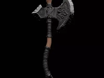 Medieval Axe 3D model