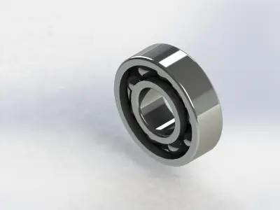 Galets roller bearing 3D model